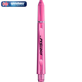 Winmau Prism 1.0 Shaft mit Edelstahl Ring 3er Set M Mittel Pink