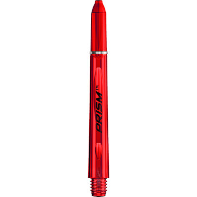 Winmau Prism 1.0 Shaft mit Edelstahl Ring 3er Set M Mittel Rot