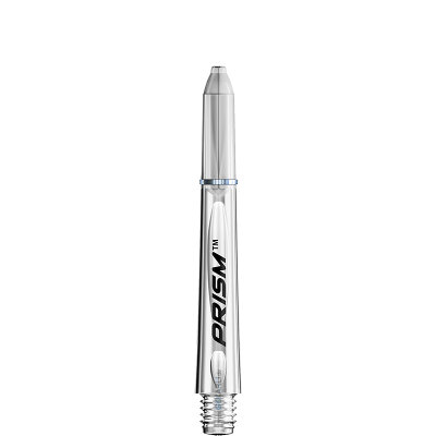Winmau Prism 1.0 Shaft mit Edelstahl Ring 3er Set S Kurz Klar