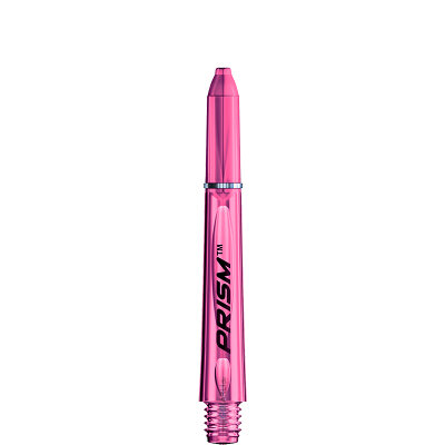 Winmau Prism 1.0 Shaft mit Edelstahl Ring 3er Set S Kurz Pink