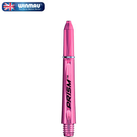 Winmau Prism 1.0 Shaft mit Edelstahl Ring 3er Set S Kurz Pink