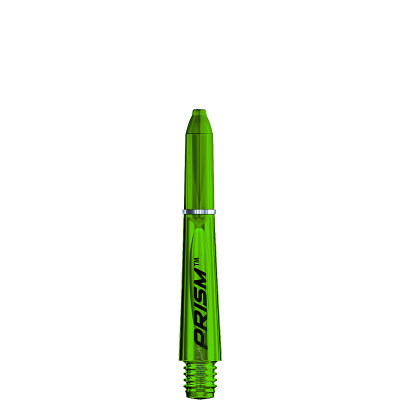Winmau Prism 1.0 Shaft mit Edelstahl Ring 3er Set XS Extra Kurz Grün
