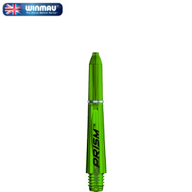 Winmau Prism 1.0 Shaft mit Edelstahl Ring 3er Set XS Extra Kurz Grün
