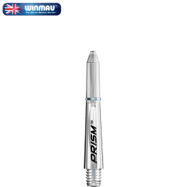 Winmau Prism 1.0 Shaft mit Edelstahl Ring 3er Set XS Extra Kurz Klar