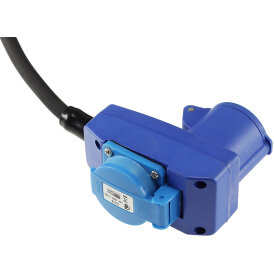 Adapterleitung Verlängerungskabel 25 Meter Campingkabel und Wohnwagen  CEE-Stecker und CEE-Winkelkupplung mit Schutzkontakt-Dose 23260 Modell 4