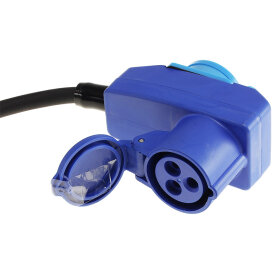 Adapterleitung Verlängerungskabel 25 Meter Campingkabel und Wohnwagen  CEE-Stecker und CEE-Winkelkupplung mit Schutzkontakt-Dose 23260 Modell 4