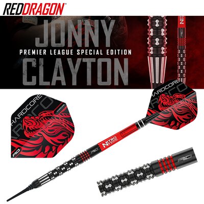 Red Dragon Soft Darts Jonny Clayton Premier League S.E. Softtip Dart Softdart 20 g
