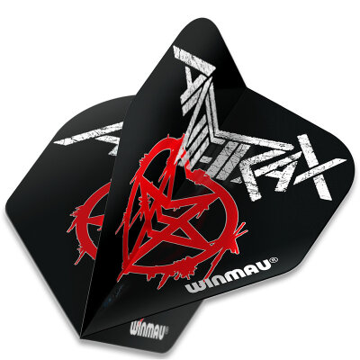 Winmau Rockband Rock Legends Flights Dart Flight Dartflights 2021 Anthrax Logo Weiß