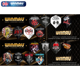 Winmau Rockband Rock Legends Flights Dart Flight Dartflights 2021 Iron Maiden Tooper
