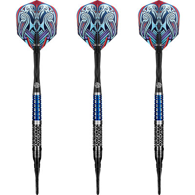 Shot Soft Darts Viking Raven 90% Tungsten Softtip Darts Softdart