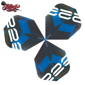 Shot Dart Flights Niels Zonneveld Dartflights Blau Design SF6774