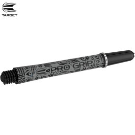 Target Dart Ink Pro Grip Shaft mit Aluminium Ring Schwarz M Mittel