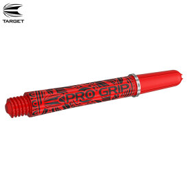 Target Dart Ink Pro Grip Shaft mit Aluminium Ring Rot IM Intermediate