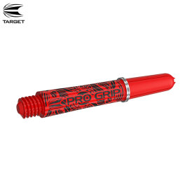 Target Dart Ink Pro Grip Shaft mit Aluminium Ring Rot S Kurz