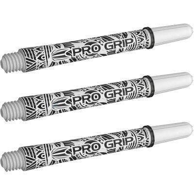Target Dart Ink Pro Grip Shaft mit Aluminium Ring Weiß M Mittel