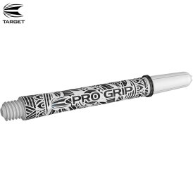 Target Dart Ink Pro Grip Shaft mit Aluminium Ring Weiß M Mittel