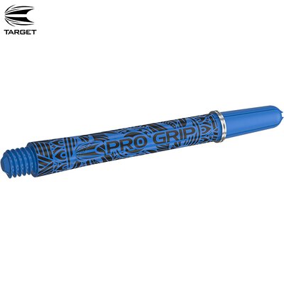 Target Dart Ink Pro Grip Shaft mit Aluminium Ring Blau M Mittel