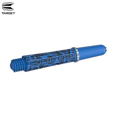 Target Dart Ink Pro Grip Shaft mit Aluminium Ring Blau S Kurz