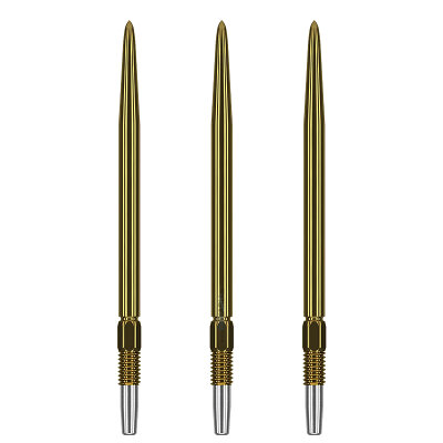 Target Steel Tip SWISS Point Dart Wechsel- Spitzen Schraubspitzen Gold Smooth Point 35 mm
