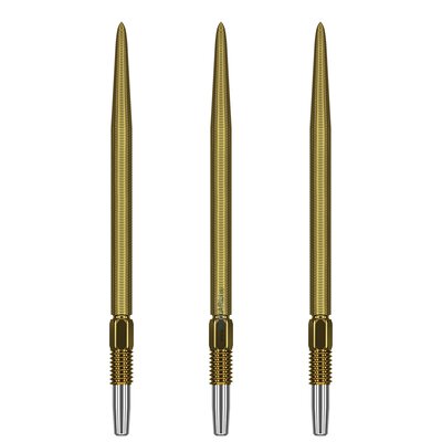 Target Steel Tip SWISS Point Dart Wechsel- Spitzen Schraubspitzen Gold Nano Point 35 mm