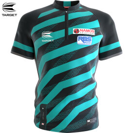 Target Darts Cool Play Collarless Shirt Rob Cross Voltage Matchshirt Dart Shirt Dartshirt Trikot Design 2022 Größe XXXXL