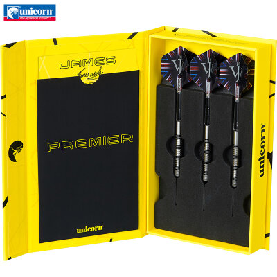 Unicorn Steel Darts Premier James Wade 90% Tungsten Steeltip Darts Steeldart 23 g