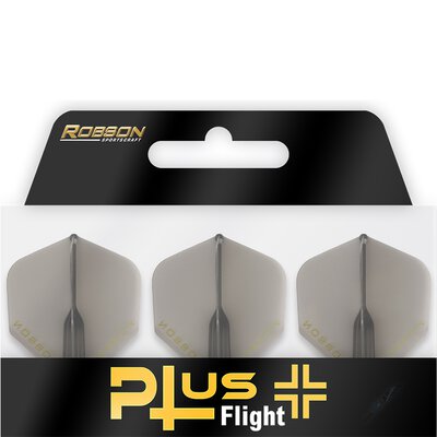 Robson Plus Dart Flight Crystal Clear Std. Dartflight Flight- Form / Shape Standard