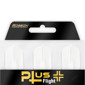 Robson Plus Dart Flight Crystal Clear Std. Dartflight Flight- Form / Shape Clear Slim RO-51758
