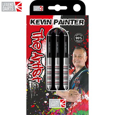 Legend Darts Steel Darts Kevin Painter The Artist 90% Tungsten Knurled Steeltip Darts Steeldart 2021 22 g