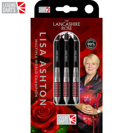 Legend Darts Steel Darts Lisa Ashton 90% Tungsten Ringed Steeltip Darts Steeldart