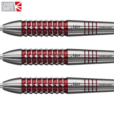 Legend Darts Steel Darts Lisa Ashton 90% Tungsten Ringed Steeltip Darts Steeldart 2021 24 g