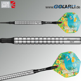 Legend Darts Soft Darts Wayne Mardle Hawaii 501 - Natural 90% Tungsten Softtip Darts Softdart 2021 20 g