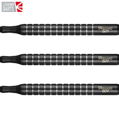 Legend Darts Soft Darts Wayne Mardle Hawaii 501 - Black 90% Tungsten Softtip Darts Softdart 2021 18 g