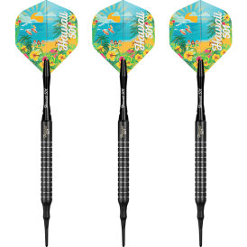 Legend Darts Soft Darts Wayne Mardle Hawaii 501 - Black 90% Tungsten Softtip Darts Softdart 2021 18 g