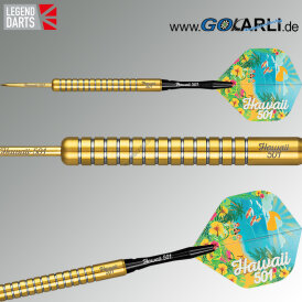 Legend Darts Steel Darts Wayne Mardle Hawaii 501 - Gold 90% Tungsten Steeltip Darts Steeldart 2021 21 g