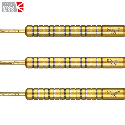 Legend Darts Steel Darts Wayne Mardle Hawaii 501 - Gold 90% Tungsten Steeltip Darts Steeldart 2021 26 g