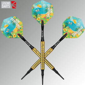 Legend Darts Soft Darts Wayne Mardle Hawaii 501 - Gold 90% Tungsten Softtip Darts Softdart 2021