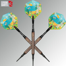 Legend Darts Soft Darts Wayne Mardle Hawaii 501 - Silica 90% Tungsten Softtip Darts Softdart 2021