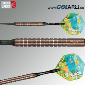 Legend Darts Soft Darts Wayne Mardle Hawaii 501 - Silica 90% Tungsten Softtip Darts Softdart 2021