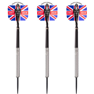 Legend Darts Steel Darts Eric Bristow Cocked Finger R1 Silber 90% Tungsten Steeltip Darts Steeldart 22 g