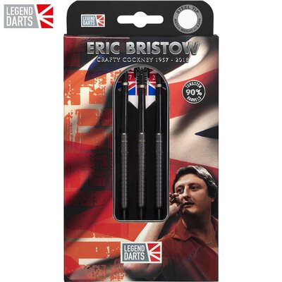 Legend Darts Steel Darts Eric Bristow Cocked Finger R1 Black 90% Tungsten Steeltip Darts Steeldart 22 g