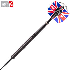 Legend Darts Steel Darts Eric Bristow Cocked Finger R1 Black 90% Tungsten Steeltip Darts Steeldart 22 g
