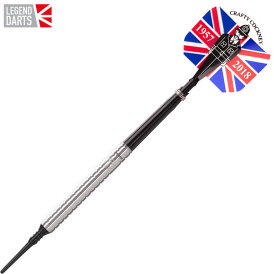 Legend Darts Soft Darts Eric Bristow Cocked Finger R1 Silber 90% Tungsten Softtip Darts Softdart 22 g
