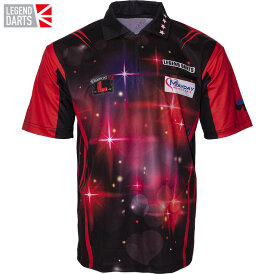 Legend Darts Official Lisa Ashton Red Dartshirt Matchshirt Dart Shirt Trikot Design 2021 Größe XL