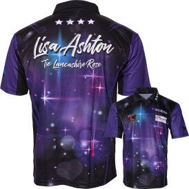 Legend Darts Official Lisa Ashton Purple Dartshirt Matchshirt Dart Shirt Trikot Design 2021 Größe S