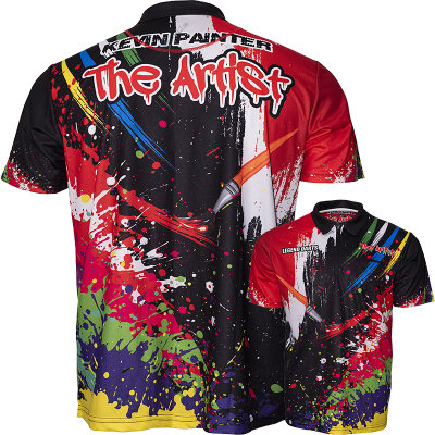 Legend Darts Official Kevin Painter Matchshirt Dart Shirt Trikot Design 2021