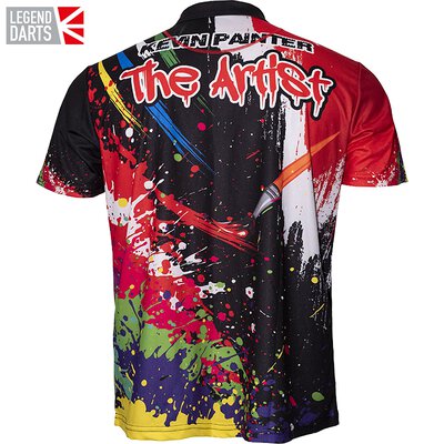 Legend Darts Official Kevin Painter Matchshirt Dart Shirt Trikot Design 2021