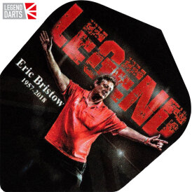 Legend Darts Dartflight Eric Bristow Nr.2 Std. Photo 1957-2018 Dart Flight Dartflights F2011 Nr.2