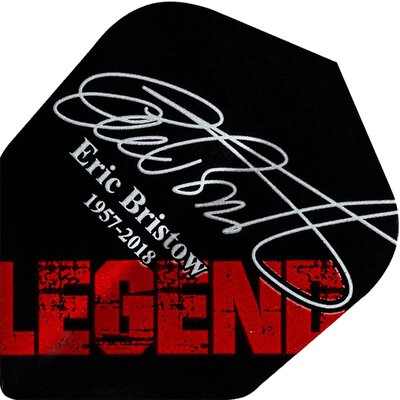 Legend Darts Dartflight Eric Bristow Nr.2 Std. Signature 1957-2018 Dart Flight Dartflights F2012 Nr.2