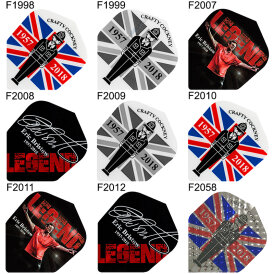 Legend Darts Dartflight Eric Bristow Nr.2 Std. Signature 1957-2018 Dart Flight Dartflights F2012 Nr.2